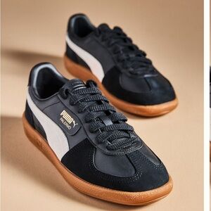 Puma Palermo Black and White Sneakers